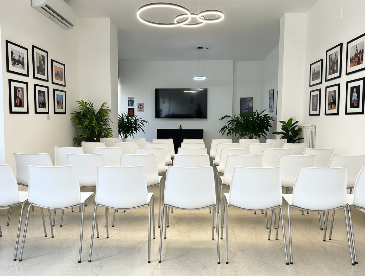 sala meeting a platea